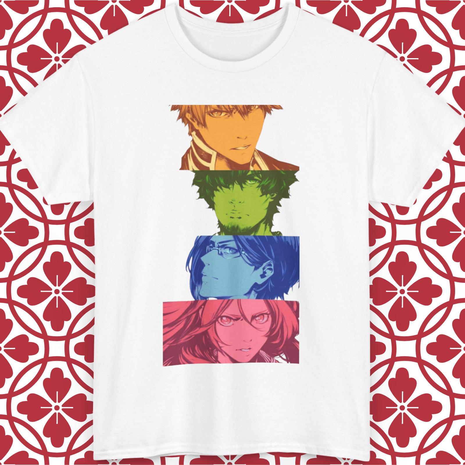 Bleach Anime T-Shirt Mens Womens Tees Top Ichigo Kurosaki Orihime All Sizes Gift Tee Unisex Graphic S
Bleach Anime T-Shirt Mens Womens Tees Top Ichigo Kurosaki Orihime All Sizes Gift Tee Unisex Graphic S