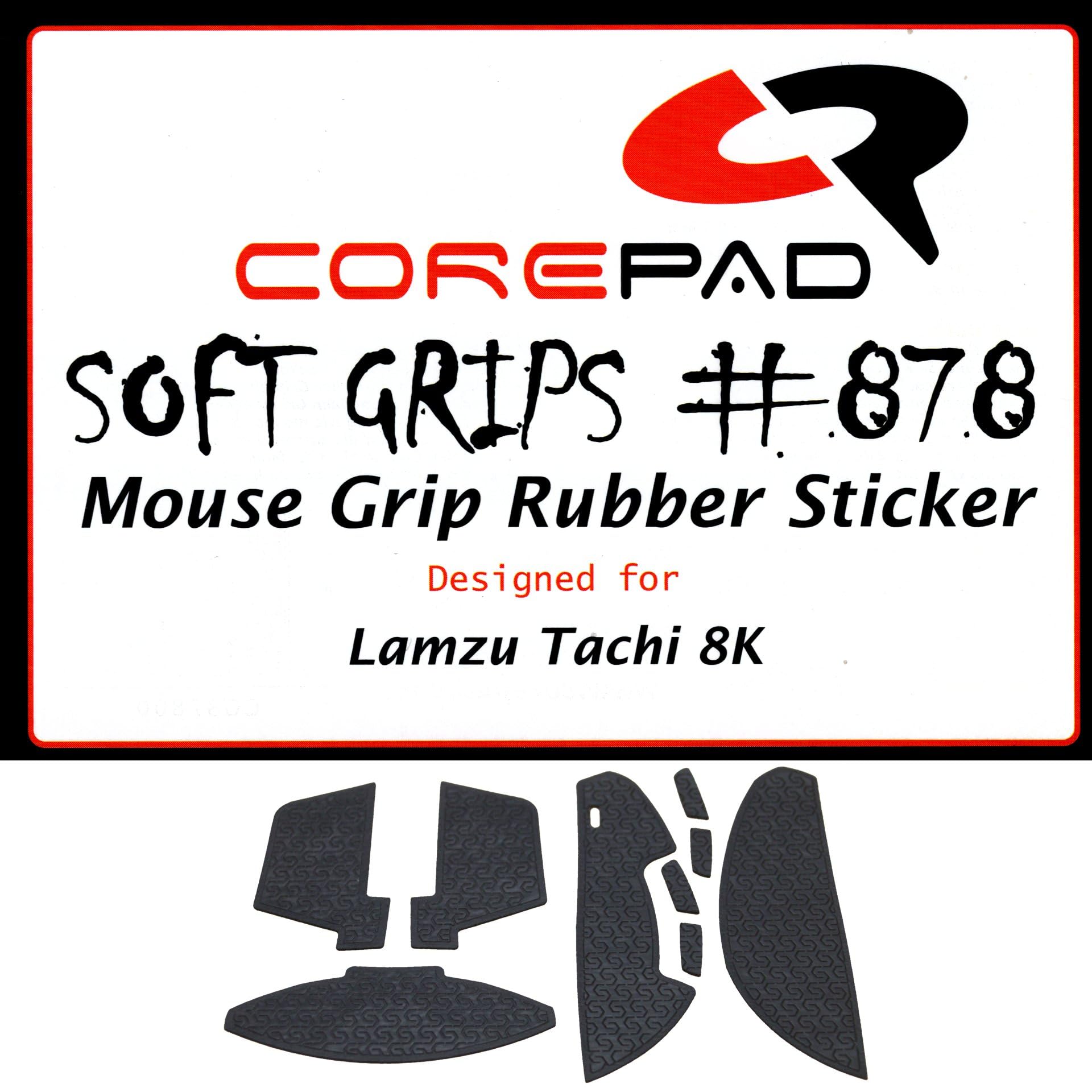 Corepad Soft Grips Grip Tape for Lamzu Tachi 8K, 1 Set, Soft Polymer Rubber
Corepad Soft Grips Grip Tape for Lamzu Tachi 8K, 1 Set, Soft Polymer Rubber