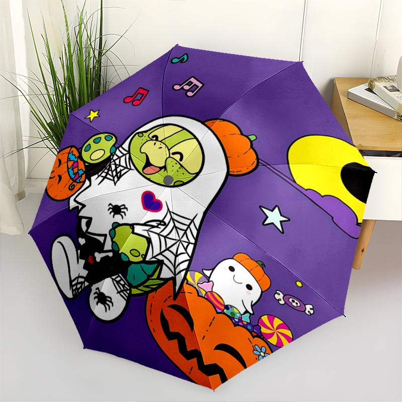 1pc Olu Mel Halloween Fun Automatic Opening and Closing Umbrella - Small Umbrella Suitable for Various Occasions, Portable 3-Fold Small Umbr
1pc Olu Mel Halloween Fun Automatic Opening and Closing Umbrella - Small Umbrella Suitable for Various Occasions, Portable 3-Fold Small Umbr