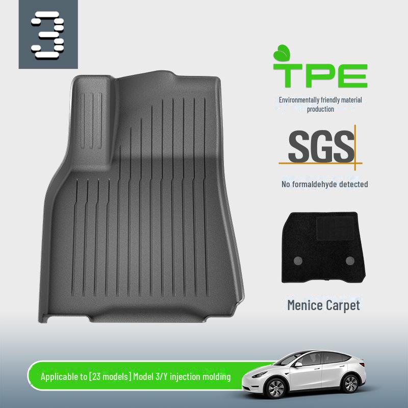 Tesla Model Y/3 Полные автомобильные коврики TPE со специальной пряжкой Tesla Model Y, Single Layer
Tesla Model Y/3 Полные автомобильные коврики TPE со специальной пряжкой Tesla Model Y, Single Layer