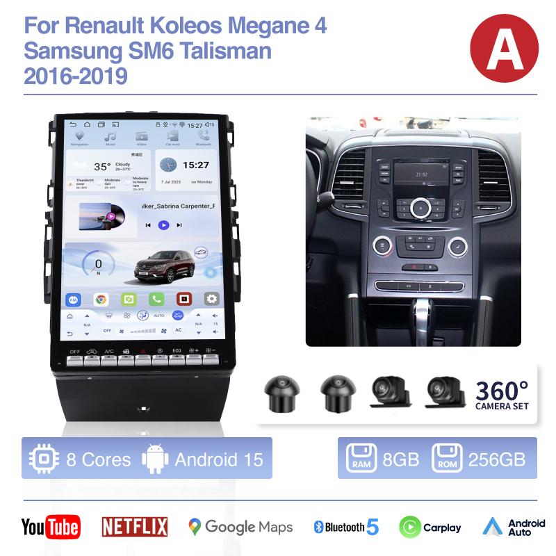 14.5-дюймовий Android 15 Для Renault Koleos Megane 4 Samsung SM6 Talisman 2016-2019 Автомобільна Мультимедійна Навігація Авто Радіо Carplay 360
14.5-дюймовий Android 15 Для Renault Koleos Megane 4 Samsung SM6 Talisman 2016-2019 Автомобільна Мультимедійна Навігація Авто Радіо Carplay 360