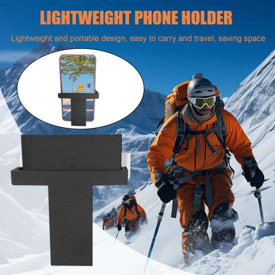 Shoulder Phone Stand Lightweight Portable Design Portable Shoulder Phone Mount Hiking Phone Accessory чорний
Shoulder Phone Stand Lightweight Portable Design Portable Shoulder Phone Mount Hiking Phone Accessory чорний