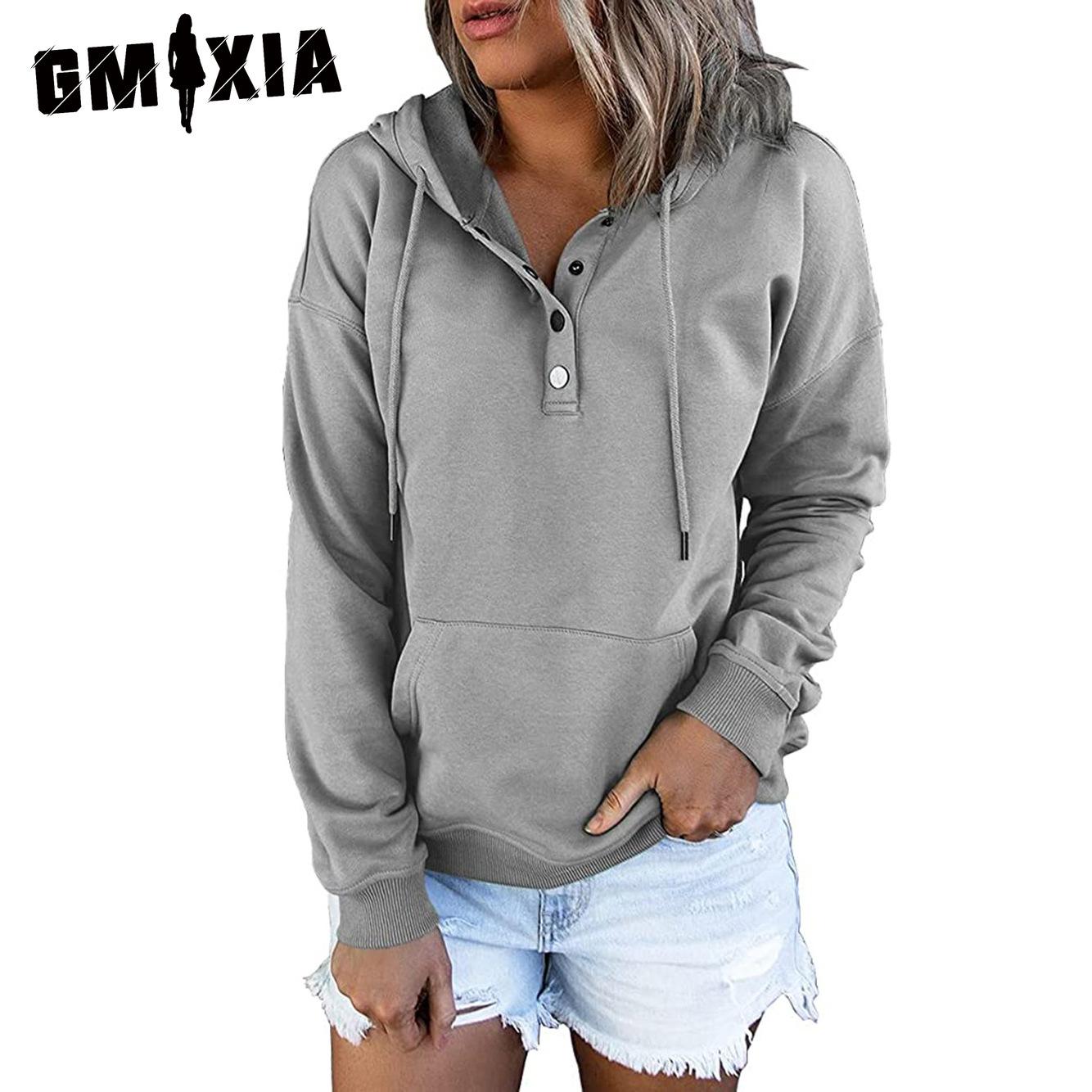 GMXIA Женские модные повседневные однотонные худи и свитшоты с капюшоном и длинными рукавами с принтом
GMXIA Женские модные повседневные однотонные худи и свитшоты с капюшоном и длинными рукавами с принтом