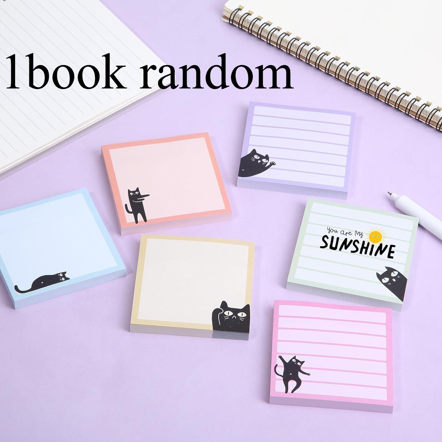 Cute Cat Cartoon Sticky Notes, Tearable N-Times Memo Pad for Daily Planning & Refrigerator Messages, INS Style
Cute Cat Cartoon Sticky Notes, Tearable N-Times Memo Pad for Daily Planning & Refrigerator Messages, INS Style