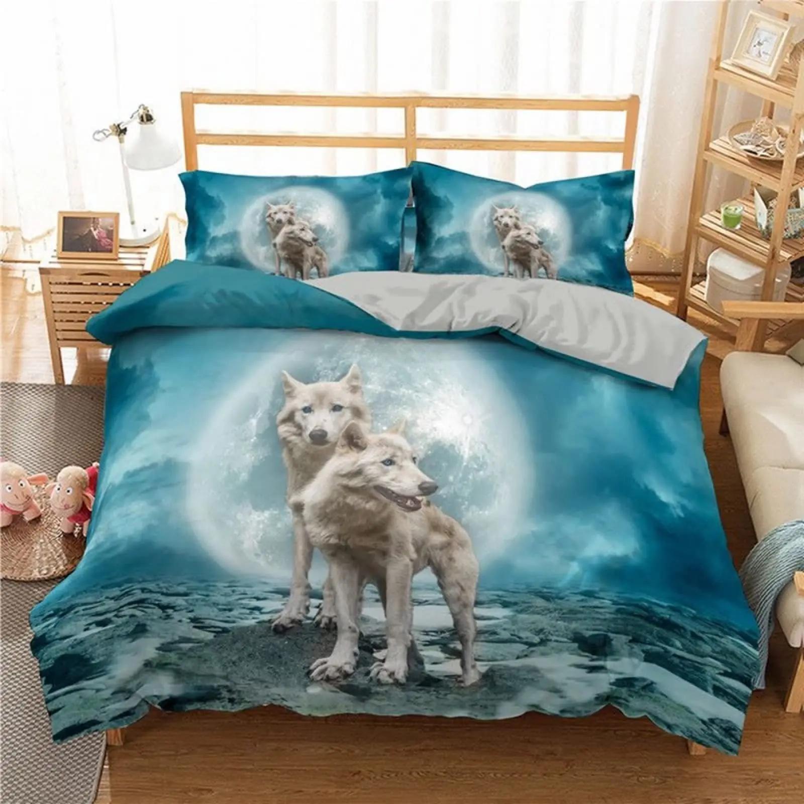 Wolf Soft Duvet Cover Safari Animals Wolf Family Patern Printed Cover Wodlplus Forest for Bedrom Decorations for Kid Women Men Gift 135*200cm Eu-Single
Wolf Soft Duvet Cover Safari Animals Wolf Family Patern Printed Cover Wodlplus Forest for Bedrom Decorations for Kid Women Men Gift 135*200cm Eu-Single