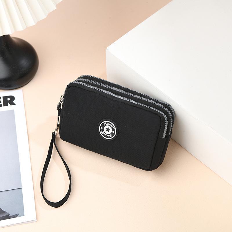 Женский кошелек для монет и мобильного телефона в корейском стиле с тройной молнией - однотонный матовый дизайн (2020) Smiley Face розовый 
Женский кошелек для монет и мобильного телефона в корейском стиле с тройной молнией - однотонный матовый дизайн (2020) Smiley Face розовый