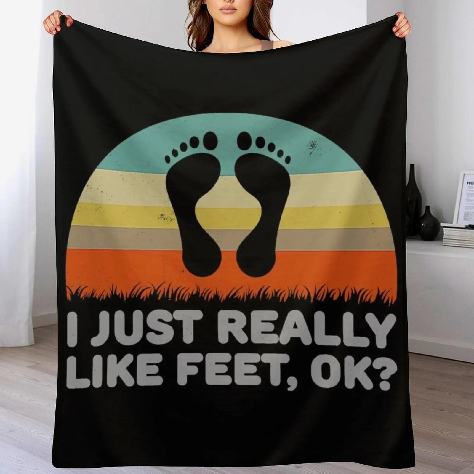 Funny I Just Really Like Feet OK For Foot Fetish Throw Blanket Cozy Napping Blanket Gift for Mom Dad 102x76cm(40x30in)
Funny I Just Really Like Feet OK For Foot Fetish Throw Blanket Cozy Napping Blanket Gift for Mom Dad 102x76cm(40x30in)
