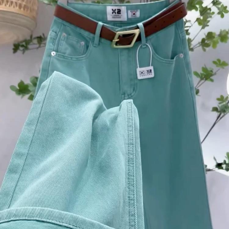 Джинсы с высокой посадкой и широкими штанинами, женские, тонкий стиль, лето, новая мода, стройнящие, универсальные, драпирующиеся, прямые, длинные брюки L
Джинсы с высокой посадкой и широкими штанинами, женские, тонкий стиль, лето, новая мода, стройнящие, универсальные, драпирующиеся, прямые, длинные брюки L