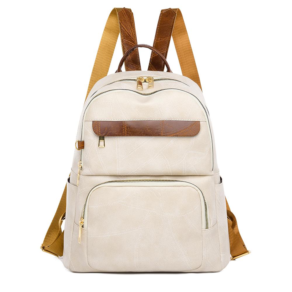Женский мягкий кожаный рюкзак, большая вместимость, дорожная сумка белый
Женский мягкий кожаный рюкзак, большая вместимость, дорожная сумка белый