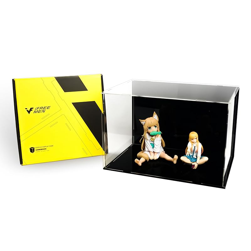 iFREEMEN figure case collection case acrylic case Easy assembly without screws showcase display case (Black pedestal + black back, 30x20x20cm)
iFREEMEN figure case collection case acrylic case Easy assembly without screws showcase display case (Black pedestal + black back, 30x20x20cm)