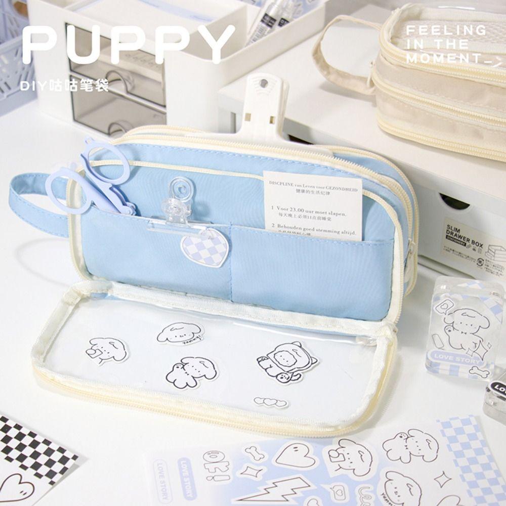 Large Capacity Pencil Case Large Opening Pencil Box High Quality Pen Bag School Office 
Large Capacity Pencil Case Large Opening Pencil Box High Quality Pen Bag School Office