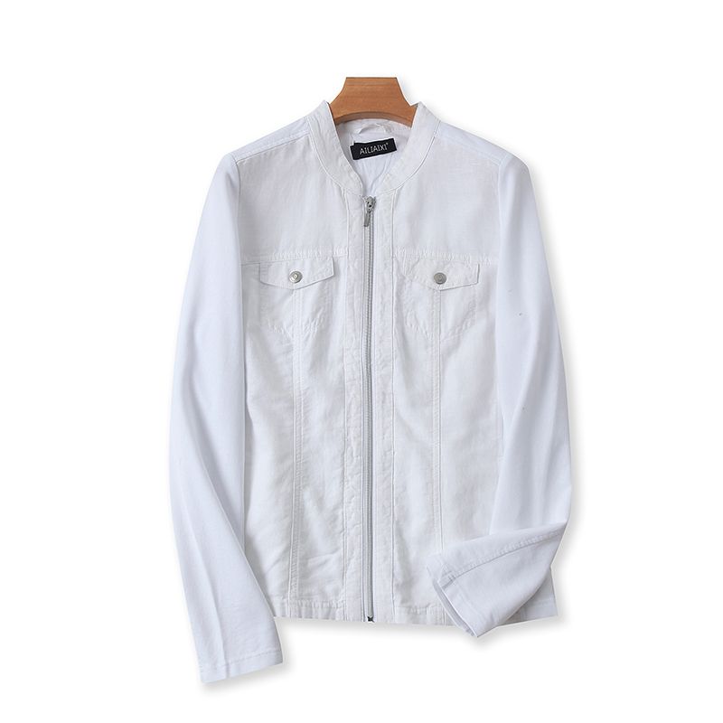 Хлопковая куртка со стойкой воротником Весна и Осень Новое поступление Кардиган на молнии Повседневная мода Тонкое пальто Женская одежда Топы M/18 Низ White 44
Хлопковая куртка со стойкой воротником Весна и Осень Новое поступление Кардиган на молнии Повседневная мода Тонкое пальто Женская одежда Топы M/18 Низ White 44