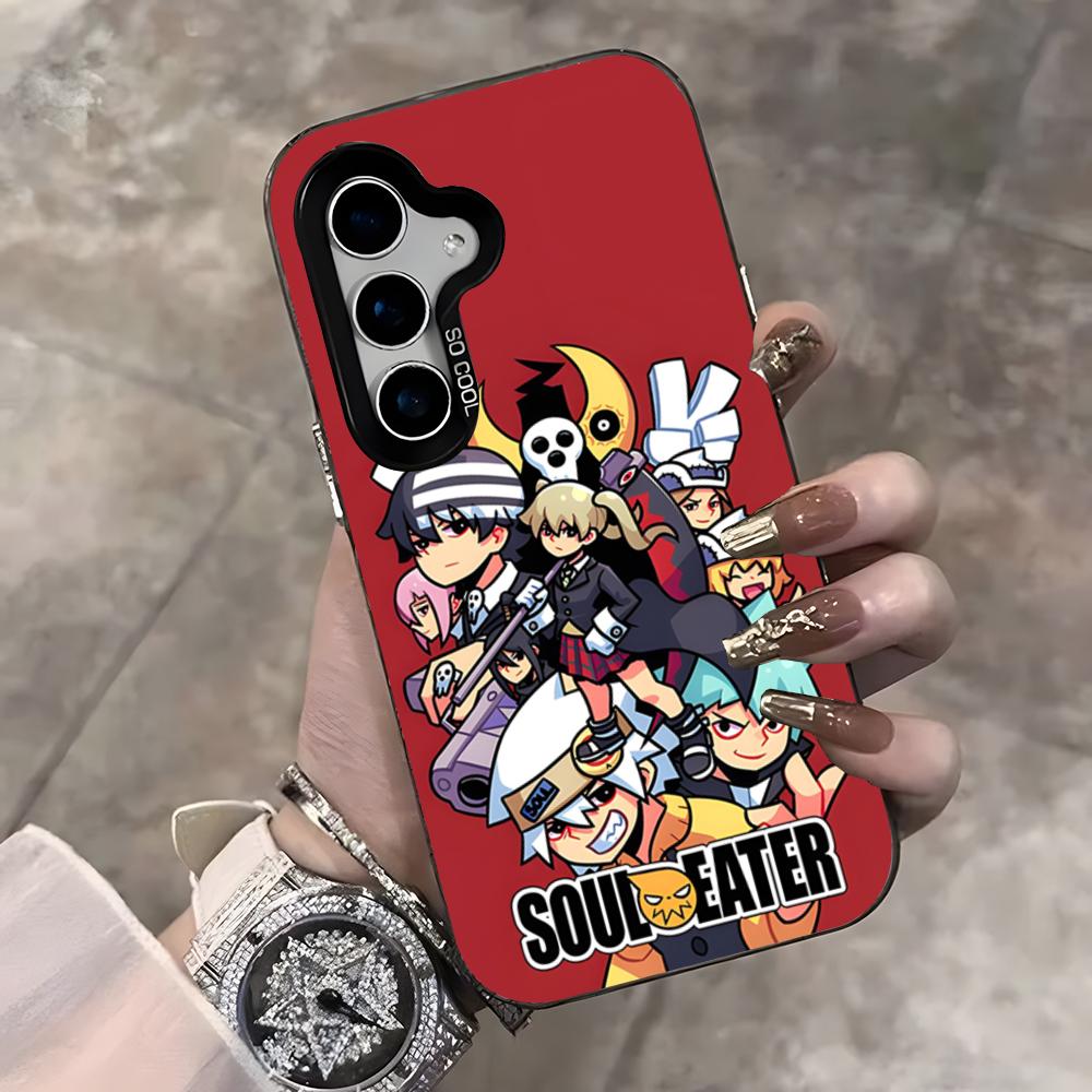 Classic S-soul Anime E-eater Phone Case For Samsung S25 Ultra S23 S22 S21 S20 Ultra Plus S24 Fe A54 A55 Color Silver Cover Samsung S21
Classic S-soul Anime E-eater Phone Case For Samsung S25 Ultra S23 S22 S21 S20 Ultra Plus S24 Fe A54 A55 Color Silver Cover Samsung S21
