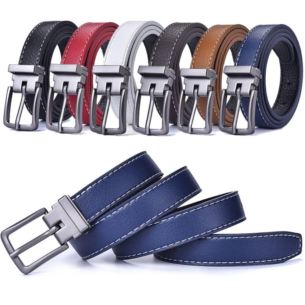 Design Casual Retro Trouser Dress Belts Thin Waist Strap Pin Buckle Waistband Children Leather Belt білий
Design Casual Retro Trouser Dress Belts Thin Waist Strap Pin Buckle Waistband Children Leather Belt білий