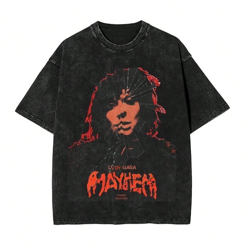 Lady Gaga Singer TShirt Mayhem Album Hippie Style Short Sleeve Streetwear Crew Neck Loose Casual Clothes for Summer Tshirt S
Lady Gaga Singer TShirt Mayhem Album Hippie Style Short Sleeve Streetwear Crew Neck Loose Casual Clothes for Summer Tshirt S