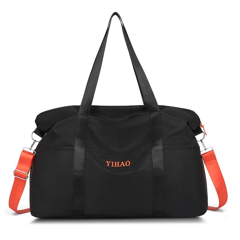 Short outing luggage bag simple leisure hand-held travel bag fashion sports training can set tie rod fitness bag чорний
Short outing luggage bag simple leisure hand-held travel bag fashion sports training can set tie rod fitness bag чорний