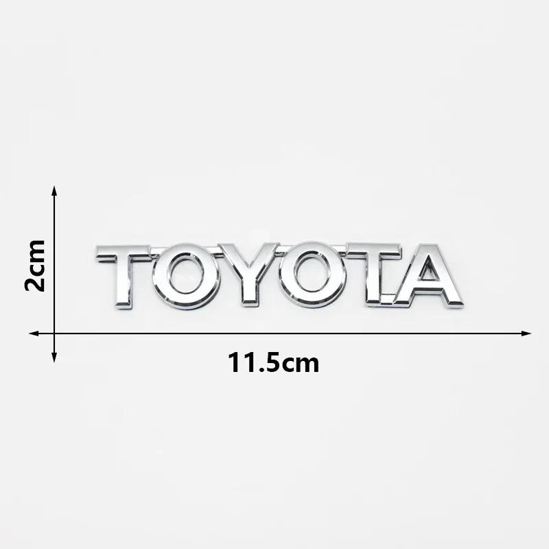 3D ABS Glossy Black Silver Letters Trunk Emblem Stickers Car Accessories Modified For Toyota camry chr corolla rav4 Car Sticker
3D ABS Glossy Black Silver Letters Trunk Emblem Stickers Car Accessories Modified For Toyota camry chr corolla rav4 Car Sticker