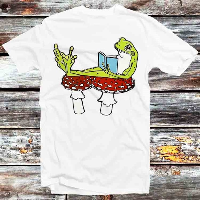 230 Gsm 100% Cotton Book Reading Frog Star Exclusive Edition Japanese T Shirt Vintage Retro Gift Unisex Cartoon Anime Top Tee B1410 3XL білий
230 Gsm 100% Cotton Book Reading Frog Star Exclusive Edition Japanese T Shirt Vintage Retro Gift Unisex Cartoon Anime Top Tee B1410 3XL білий