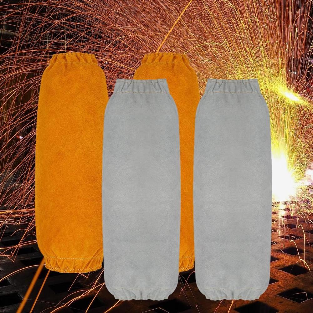Cowhide Leather Welding Sleeve Cover Heat Resistant Welding Work Sleeve Welding Supplies Grey 35cm
Cowhide Leather Welding Sleeve Cover Heat Resistant Welding Work Sleeve Welding Supplies Grey 35cm