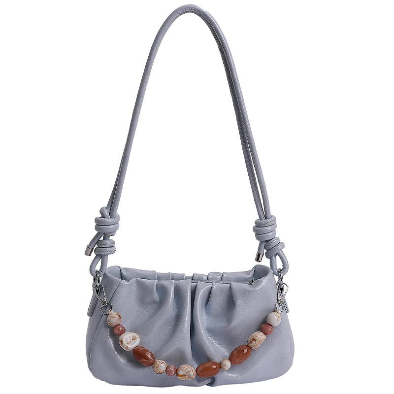 Niche fashion pleated portable cloud bag women s 2025 summer new versatile texture shoulder messenger bag синій
Niche fashion pleated portable cloud bag women s 2025 summer new versatile texture shoulder messenger bag синій