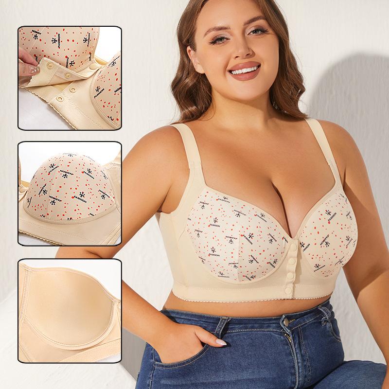 A-G cup 36-52 extra large size mold cup printed bra size with steel ring front buckle underwear 50/115G【5XL】
A-G cup 36-52 extra large size mold cup printed bra size with steel ring front buckle underwear 50/115G【5XL】