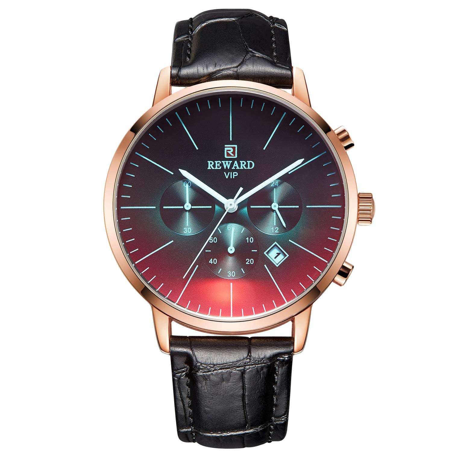 RORIOS Men s Watch with Genuine Leather Band, Colorful Big Face, Fashion Watch with Calendar, Multi-Hand Analog Quartz Movement, Stylish and Cool
RORIOS Men s Watch with Genuine Leather Band, Colorful Big Face, Fashion Watch with Calendar, Multi-Hand Analog Quartz Movement, Stylish and Cool