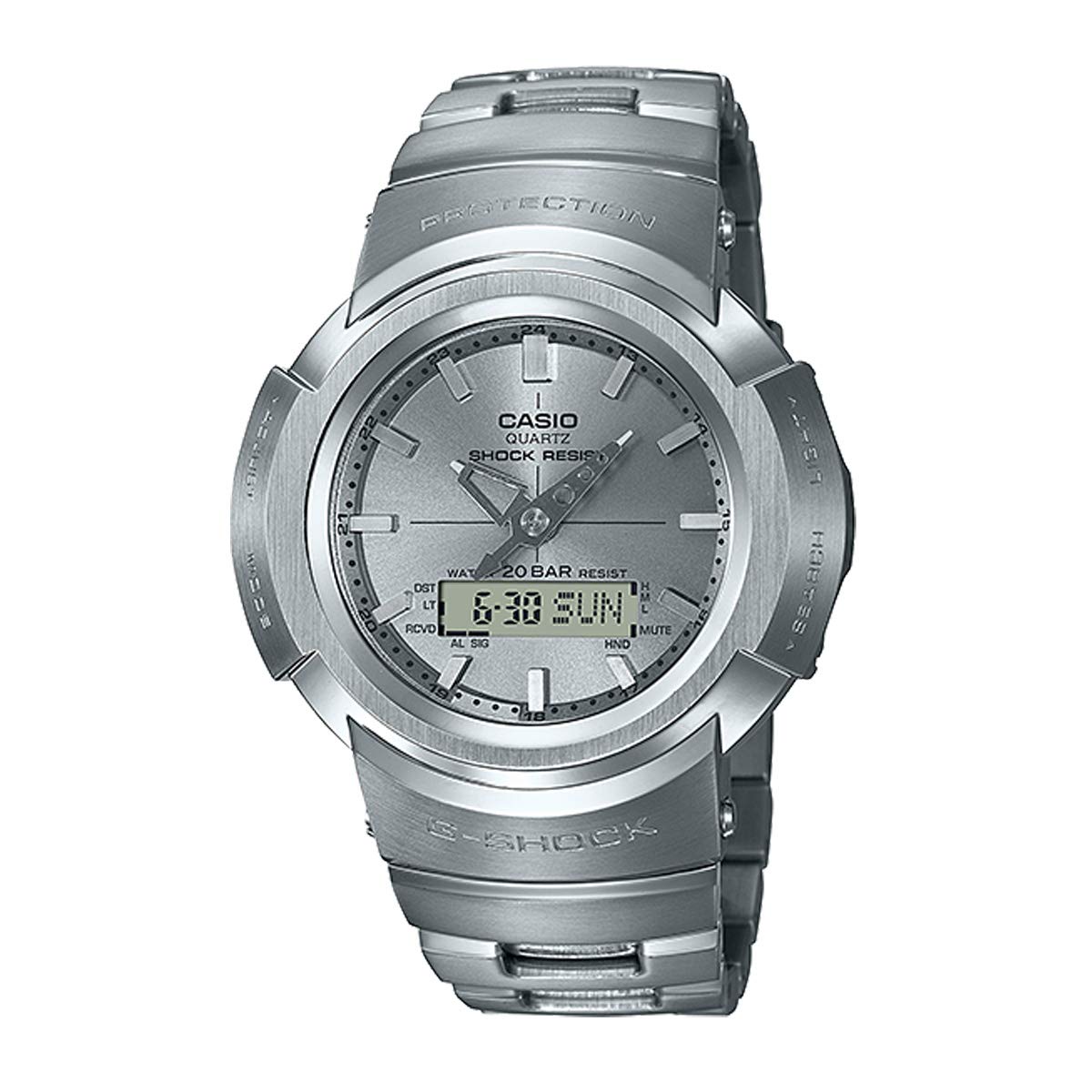 CASIO AW500 First Generation Analog Reissue Solar Full Metal Watch Matte Silver Tough Solar Watch G-Shock Radio-Controlled Analog-Digital AWM-500D-1A8
CASIO AW500 First Generation Analog Reissue Solar Full Metal Watch Matte Silver Tough Solar Watch G-Shock Radio-Controlled Analog-Digital AWM-500D-1A8