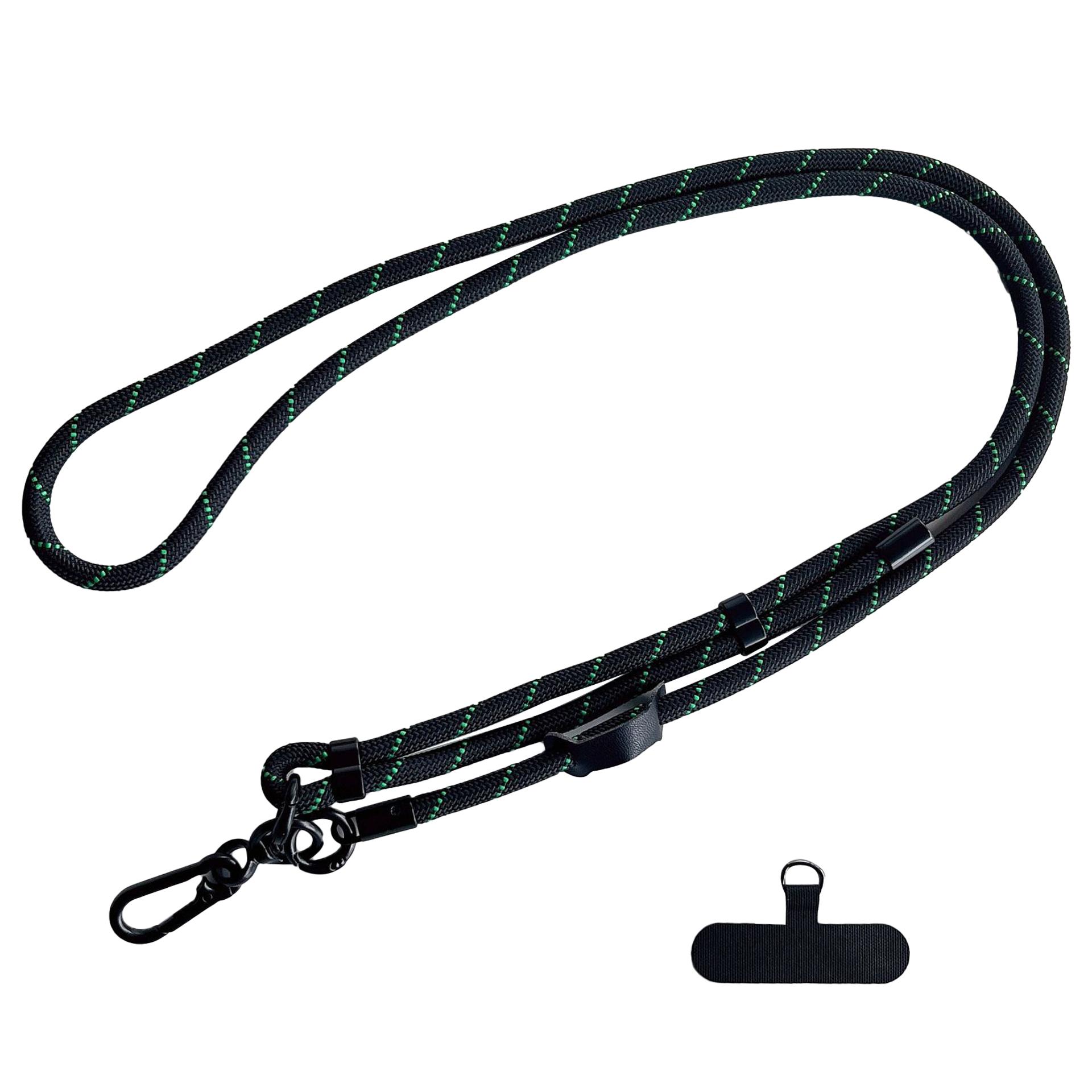 7mm Nylon Phone Lanyard Dual Color Crossbody Carrier Phone Charm with Tether Tab Black Pink
7mm Nylon Phone Lanyard Dual Color Crossbody Carrier Phone Charm with Tether Tab Black Pink
