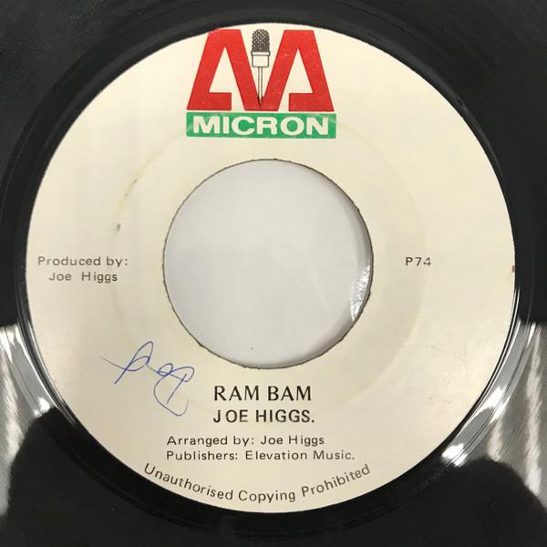7inch Record JOE HIGGS Ram Bam Bam MO1022 Micron Music Li 1975 Jamaica Reggae Ska Dub Used
7inch Record JOE HIGGS Ram Bam Bam MO1022 Micron Music Li 1975 Jamaica Reggae Ska Dub Used