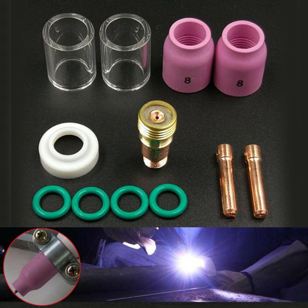 Gas TIG Welding Torch Lens # 10 Heat Glass Cup Kit For WP-17/18/26 702079
Gas TIG Welding Torch Lens # 10 Heat Glass Cup Kit For WP-17/18/26 702079