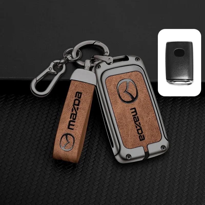 2025 Hot Leather Car Key Case Cover Bag Shell Fob For Mazda 3 Alexa CX4 CX5 CX8 2019 2020 3 4 Buttons 2017 2018 Keychain Auto Ac
2025 Hot Leather Car Key Case Cover Bag Shell Fob For Mazda 3 Alexa CX4 CX5 CX8 2019 2020 3 4 Buttons 2017 2018 Keychain Auto Ac