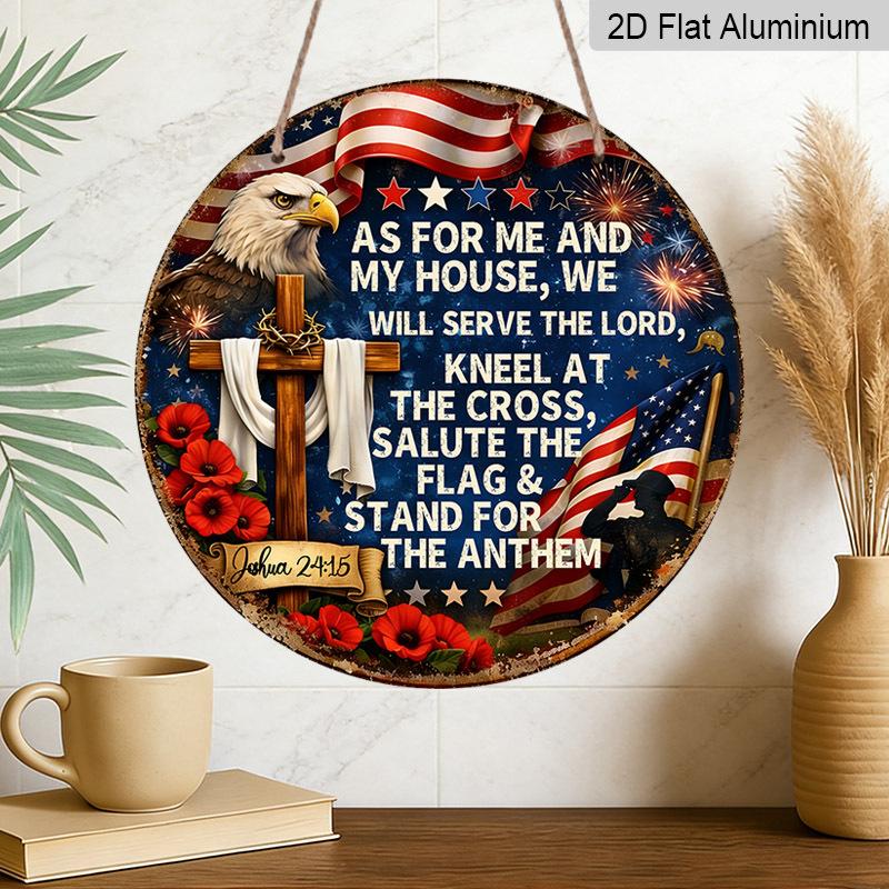 2D flat 1pc aluminum pendant, commemorating American Veterans Day, cross style, size 7.87 inches x 7.87 inches, suitable for patriotic decorations 1pc
2D flat 1pc aluminum pendant, commemorating American Veterans Day, cross style, size 7.87 inches x 7.87 inches, suitable for patriotic decorations 1pc