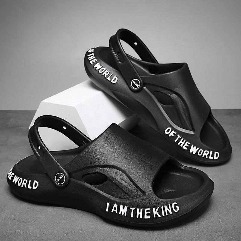 Slippers men s summer new outer wear thick-soled deodorant non-slip wear-resistant men s two wear shit-stepping Kanye sandals 45 синій
Slippers men s summer new outer wear thick-soled deodorant non-slip wear-resistant men s two wear shit-stepping Kanye sandals 45 синій