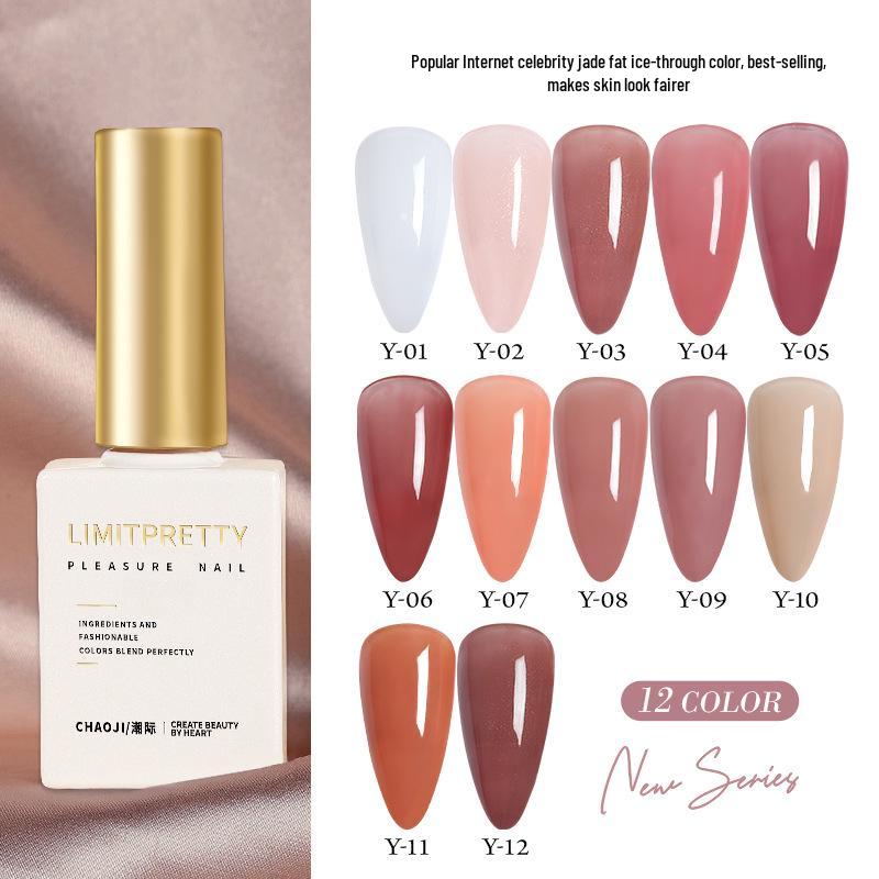 Viral Nude Ice Jade Gel Polish: Versatile, Skin-Whitening Jelly for Nail Salons Translucent Jade Gel - Variant 07
Viral Nude Ice Jade Gel Polish: Versatile, Skin-Whitening Jelly for Nail Salons Translucent Jade Gel - Variant 07