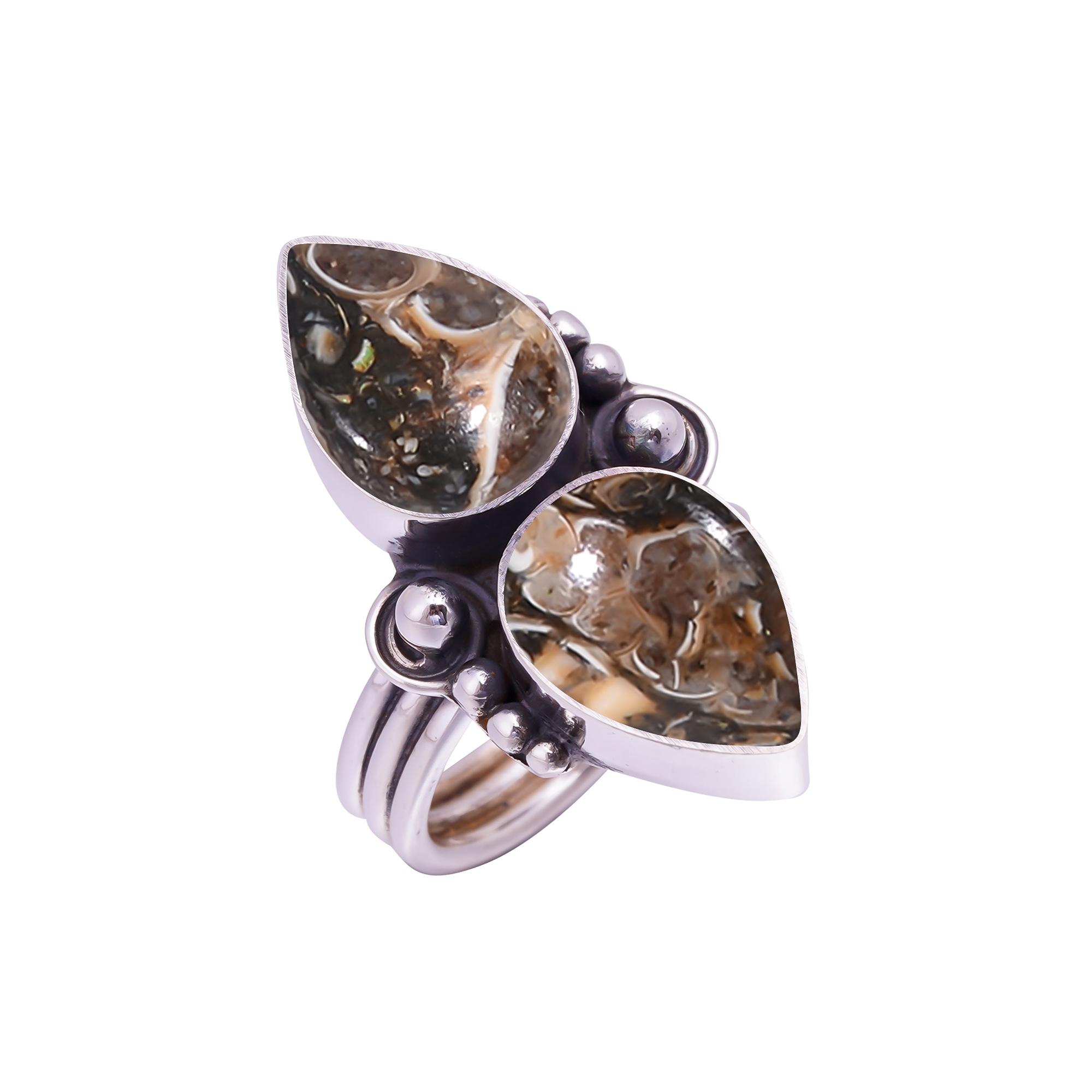Turritella Agate - Wyoming Gemstone 925 Sterling Silver Ring V9390, Brown Ring, Pear Ring, Valentin s Day Gift, Gift For Her, Birthday Gift, Handmade
Turritella Agate - Wyoming Gemstone 925 Sterling Silver Ring V9390, Brown Ring, Pear Ring, Valentin s Day Gift, Gift For Her, Birthday Gift, Handmade