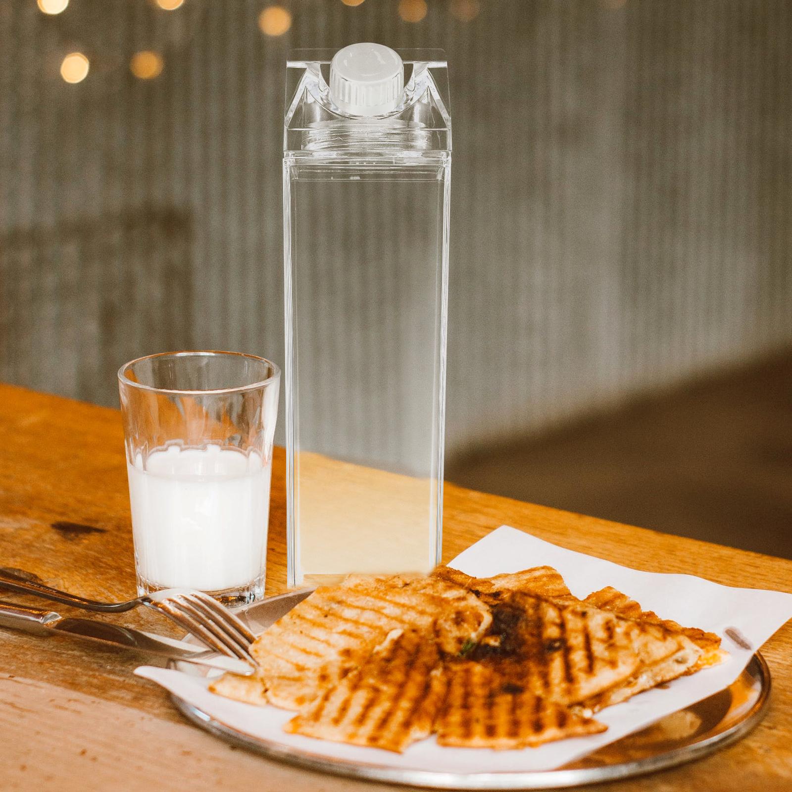 Milk Carton Water Bottle 600Ml Clear Leak-Proof Large Bore Portable Juice Container For Outdoor Camping Travel Sports other
Milk Carton Water Bottle 600Ml Clear Leak-Proof Large Bore Portable Juice Container For Outdoor Camping Travel Sports other
