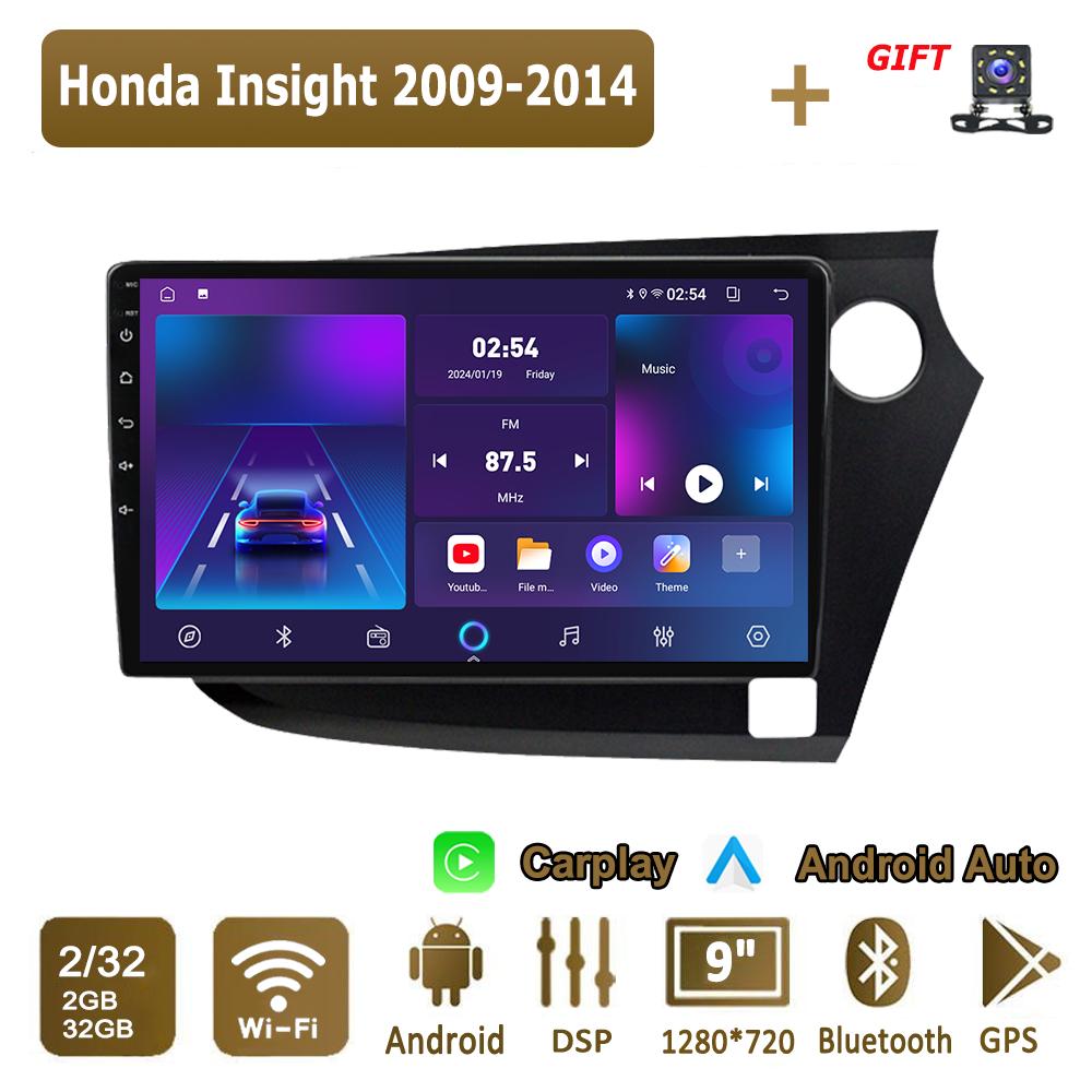 Android Carplay Автомагнітола для Honda Insight 2009-2014 Мультимедійний плеєр Головний пристрій Стерео GPS Навігація BT WIFI 2+32GB 2+32GB,RHD
Android Carplay Автомагнітола для Honda Insight 2009-2014 Мультимедійний плеєр Головний пристрій Стерео GPS Навігація BT WIFI 2+32GB 2+32GB,RHD