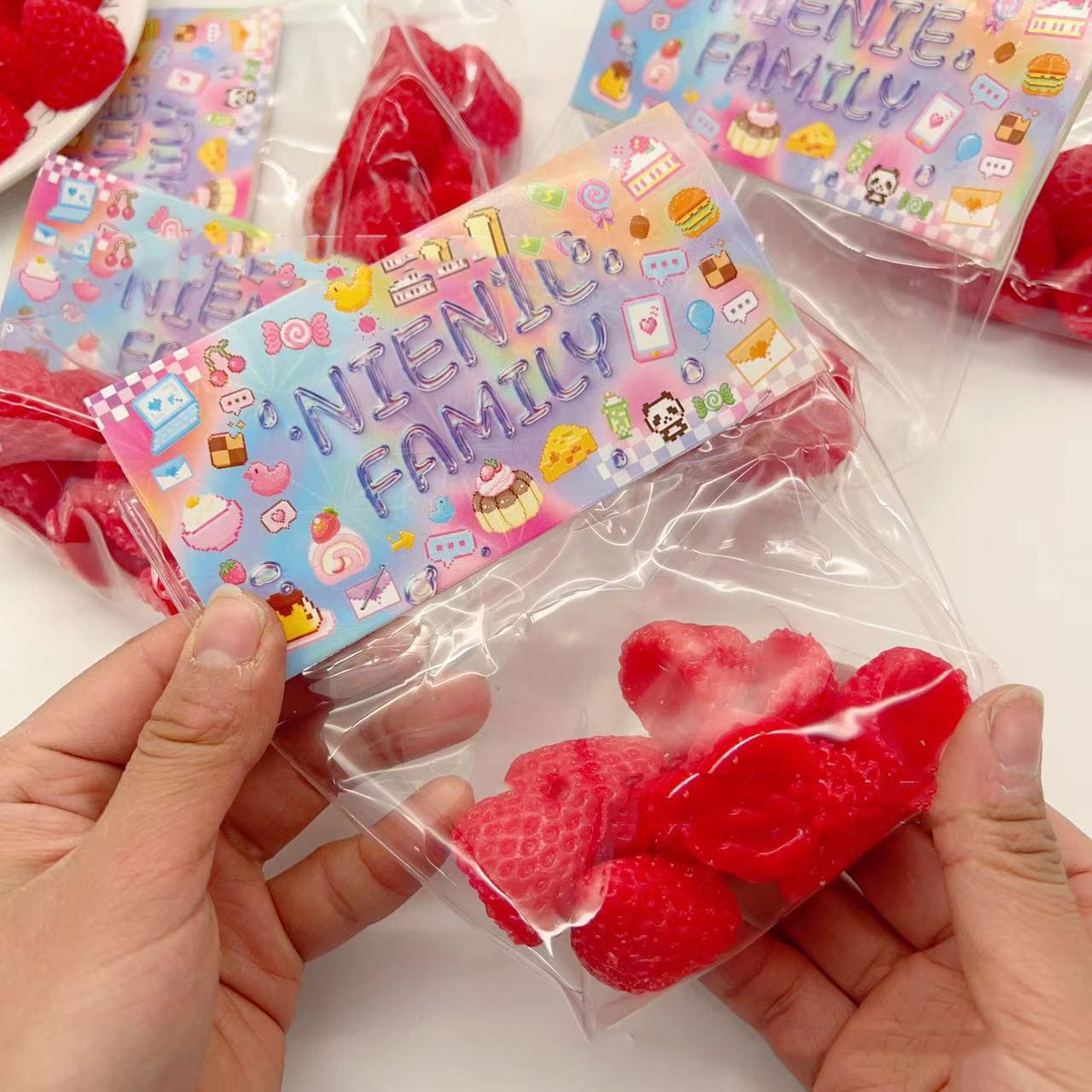 Bag Of Small Strawberry Squishy Kawaii Solid Fruit Strawberry Pinching Press Plaything Adult Stress Ease Irritability Toy Kids Gift
Bag Of Small Strawberry Squishy Kawaii Solid Fruit Strawberry Pinching Press Plaything Adult Stress Ease Irritability Toy Kids Gift