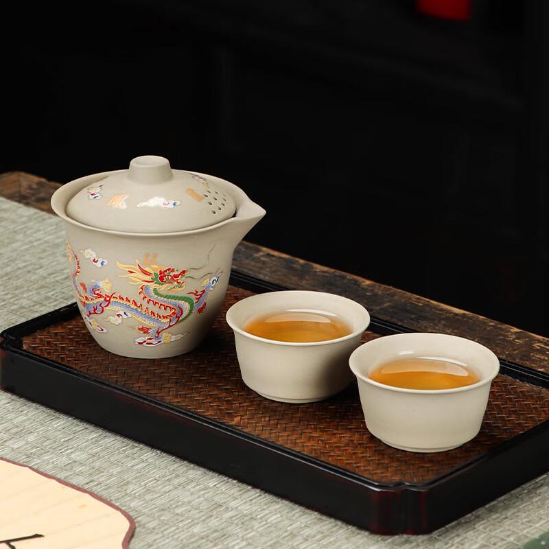 Xiaoyueya Auspicious Dragon Color-Changing Travel Tea Set
Xiaoyueya Auspicious Dragon Color-Changing Travel Tea Set