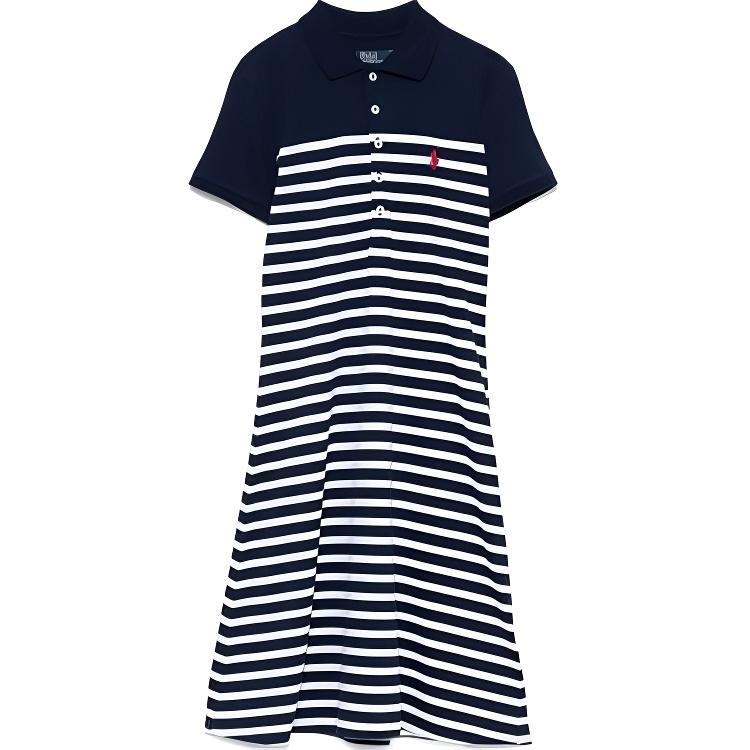 Платье Polo Ralph Lauren в полоску с воротником-поло, миди, с коротким рукавом, женское, синее 211959122-001 XS
Платье Polo Ralph Lauren в полоску с воротником-поло, миди, с коротким рукавом, женское, синее 211959122-001 XS