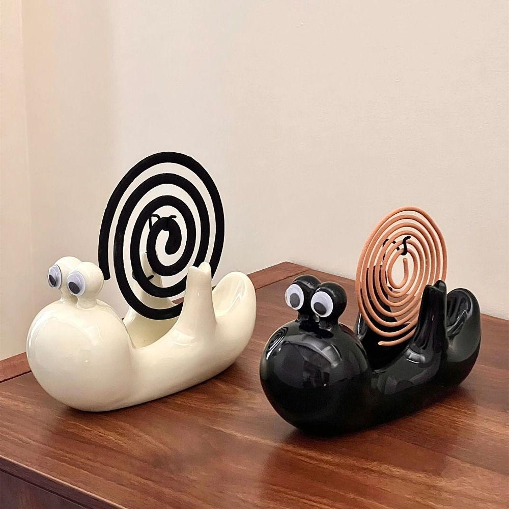 Ceramic Mosquito Coil Holder Cute Mosquito Incense Bracket Crafts Mosquito Incense Base Household білий
Ceramic Mosquito Coil Holder Cute Mosquito Incense Bracket Crafts Mosquito Incense Base Household білий