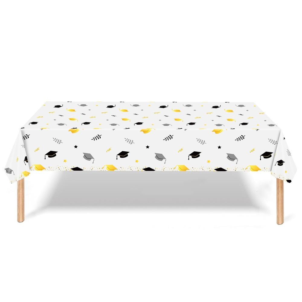 Waterproof Plastic Graduation Tablecloth Graduation Cap Diploma Pattern Disposable Table Cover Stars Design Party Decorations
Waterproof Plastic Graduation Tablecloth Graduation Cap Diploma Pattern Disposable Table Cover Stars Design Party Decorations