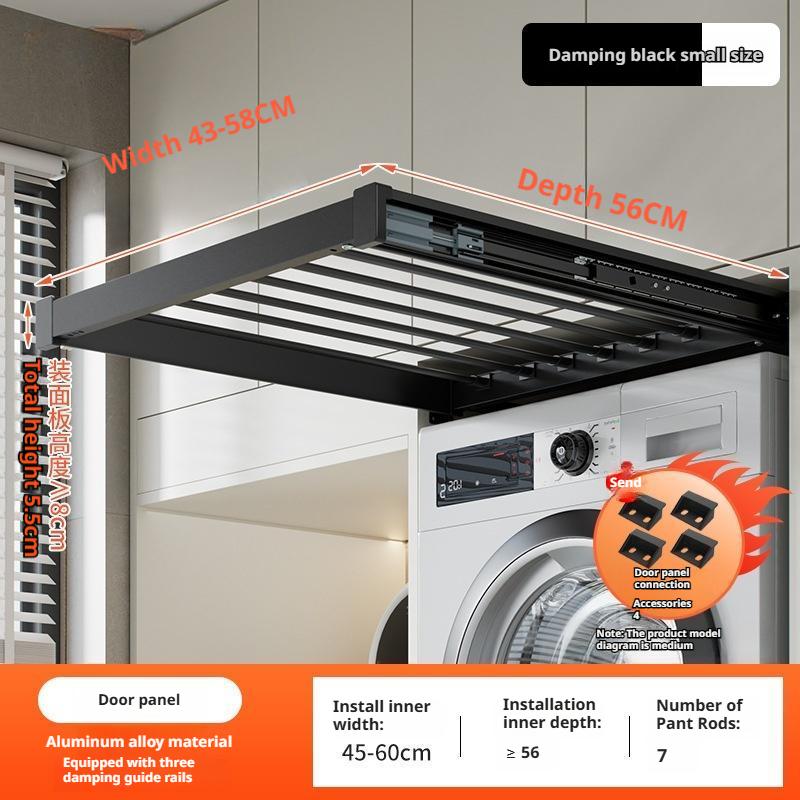 Invisibility Pull-Out Clothes Rail Wardrobe Extendable Sliding Hanger Balcony Washing Machine Dryer Rack Pants Slide Out Hanger
Invisibility Pull-Out Clothes Rail Wardrobe Extendable Sliding Hanger Balcony Washing Machine Dryer Rack Pants Slide Out Hanger