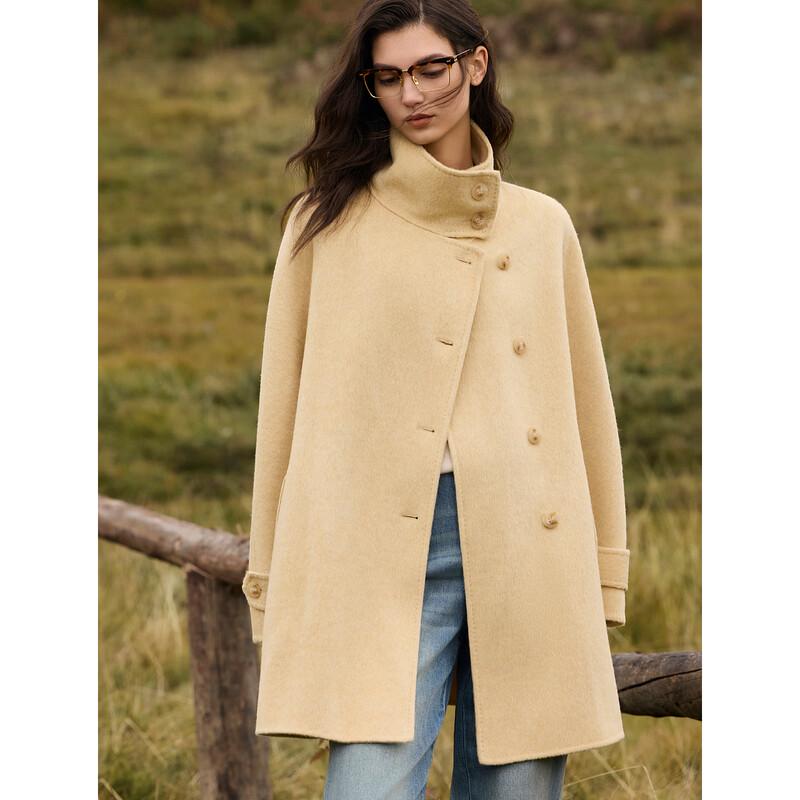 ELLE Women s Merino Alpaca Blend Double-Sided Wool Coat L
ELLE Women s Merino Alpaca Blend Double-Sided Wool Coat L