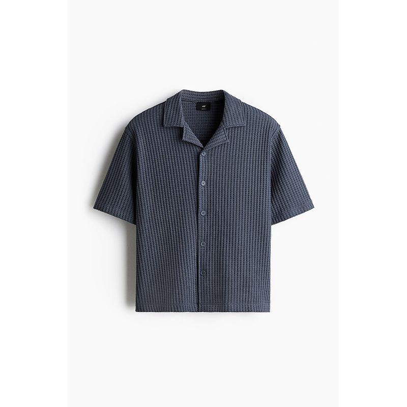 HM Men s Cuban Collar Shirt 2025 Summer New Arrival Loose Design Waffle Shirt Tops 1276098
HM Men s Cuban Collar Shirt 2025 Summer New Arrival Loose Design Waffle Shirt Tops 1276098