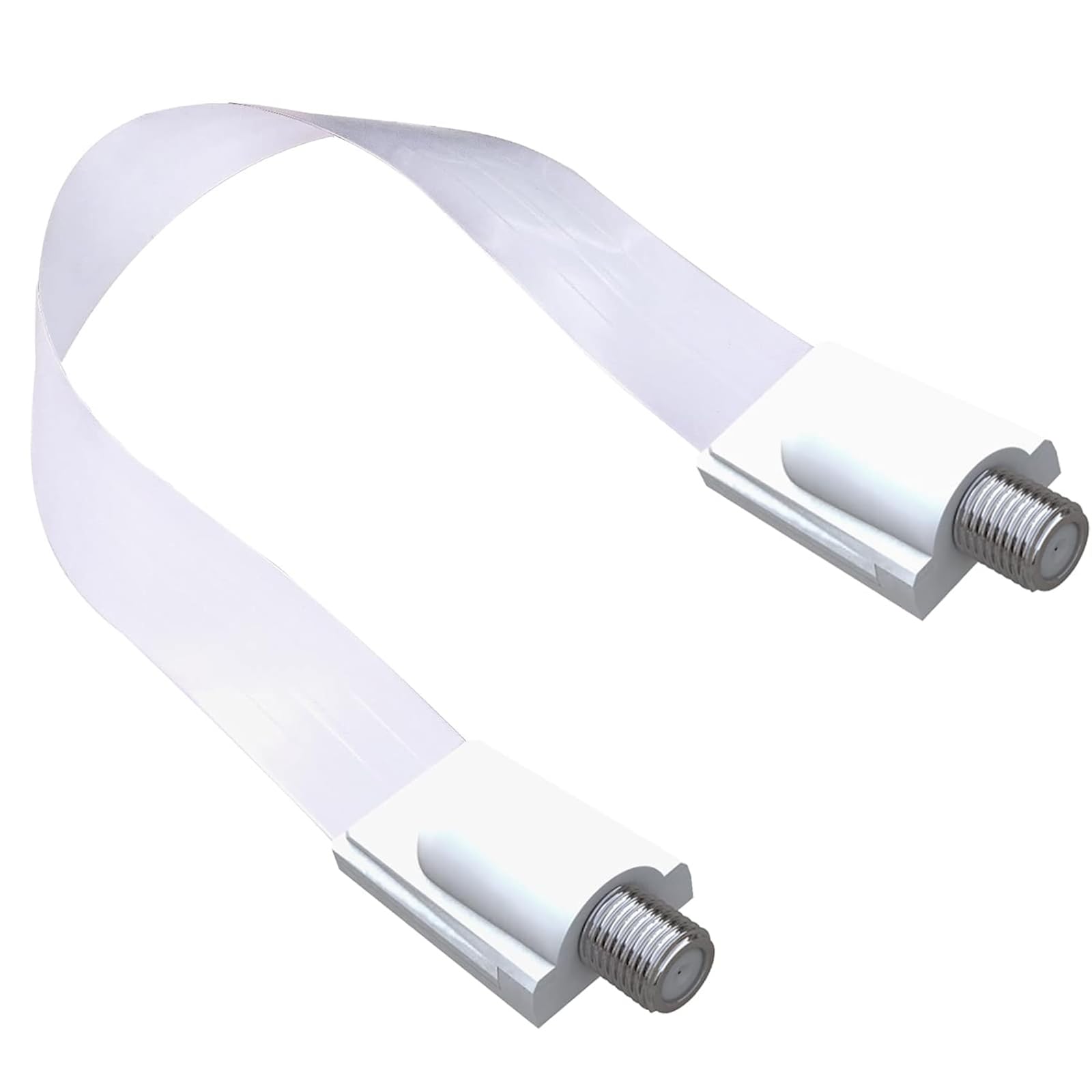 DFsucces Coaxial Flat Cable Bendable TV Cable Antenna Cable Extension Cable F Type Female White for Door/Satellite Antenna/Balcony
DFsucces Coaxial Flat Cable Bendable TV Cable Antenna Cable Extension Cable F Type Female White for Door/Satellite Antenna/Balcony