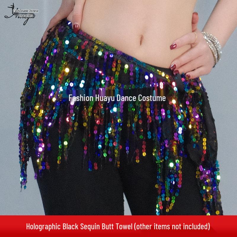Versatile Sequin Tassel Hip Scarf for Belly, Jazz, Street, or Square Dance One Size
Versatile Sequin Tassel Hip Scarf for Belly, Jazz, Street, or Square Dance One Size