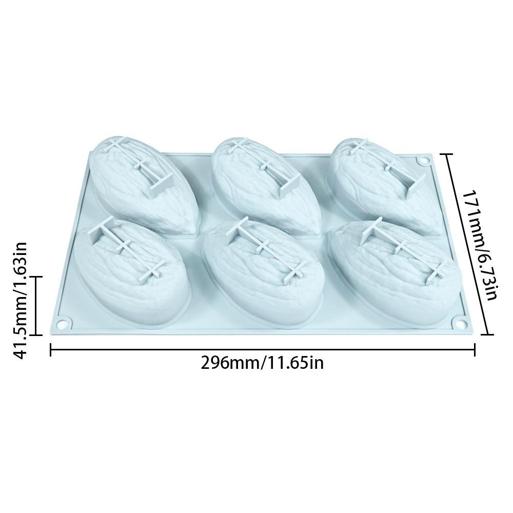 6 Cavity Nuts Silicone Mold Food Grade Silicone Heat Resistant Pistachio Baking Mold Reusable Flexible мигдалевий
6 Cavity Nuts Silicone Mold Food Grade Silicone Heat Resistant Pistachio Baking Mold Reusable Flexible мигдалевий