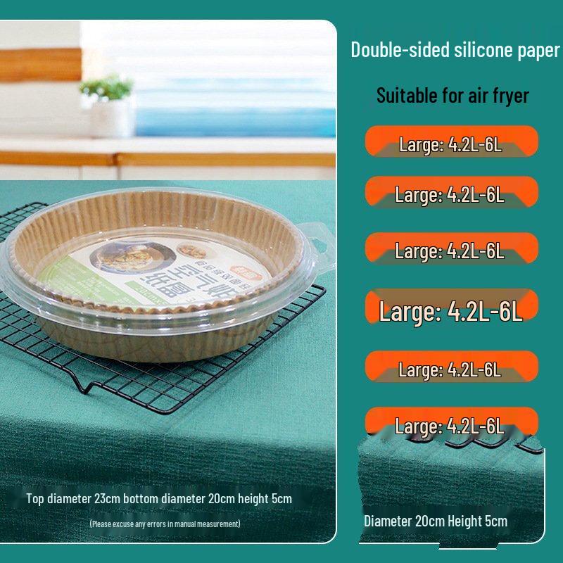 ZISIZ Air Fryer Parchment Paper Liners
ZISIZ Air Fryer Parchment Paper Liners