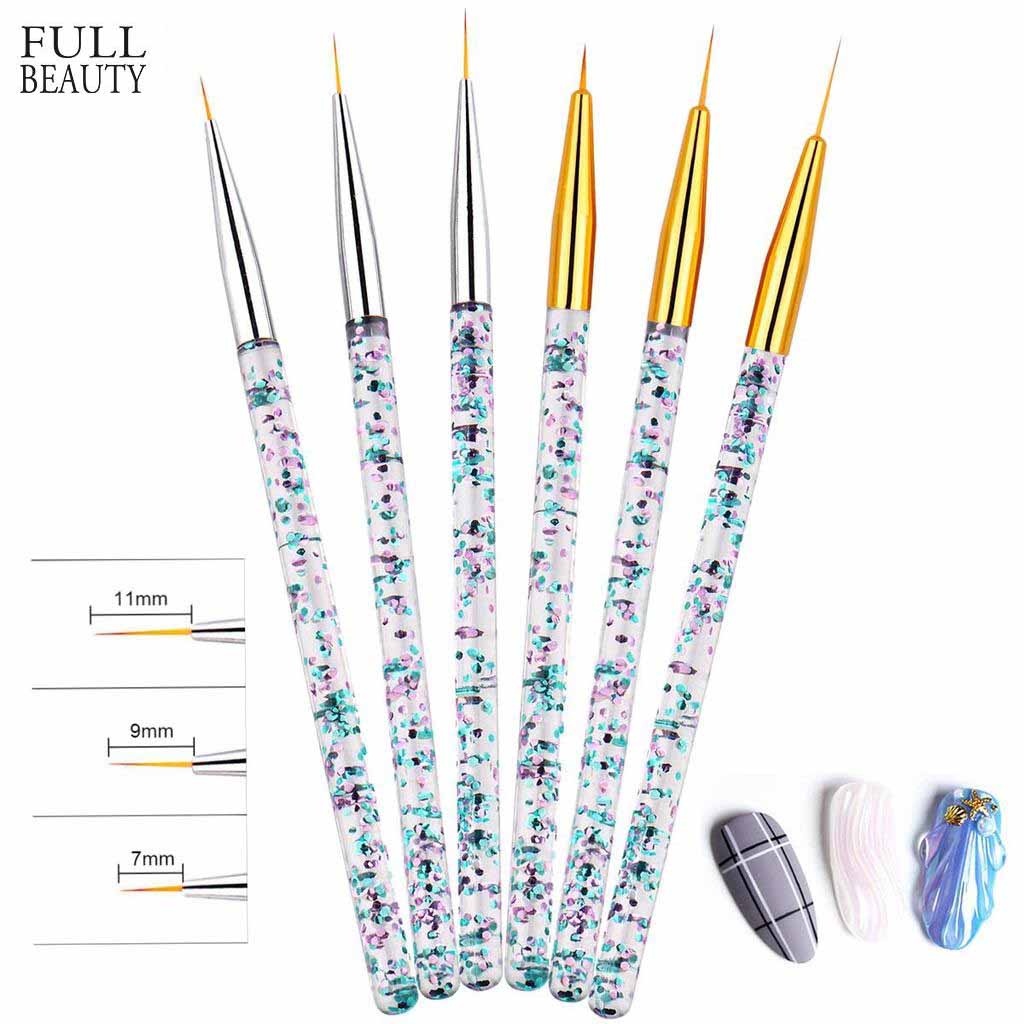 3 шт., полосатые линии для дизайна ногтей, кисть для рисования, УФ-гель, сделай сам, советы, ручка для рисования, маникюрные инструменты
3 шт., полосатые линии для дизайна ногтей, кисть для рисования, УФ-гель, сделай сам, советы, ручка для рисования, маникюрные инструменты